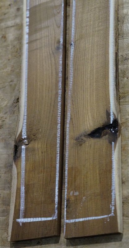 Griffbrett Set Goldregen 120523 B-Ware