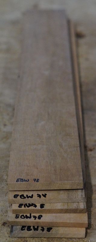 Griffbrett Ebenholz Weiß 78