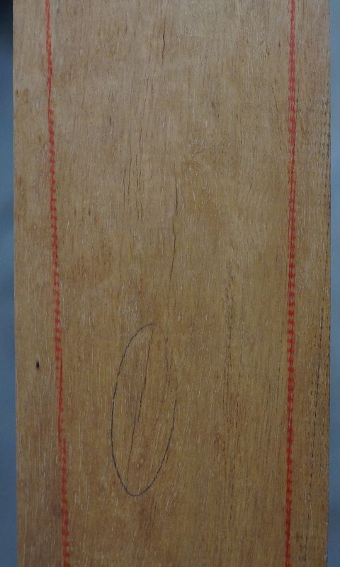 Griffbrett Ebenholz Weiß Bass