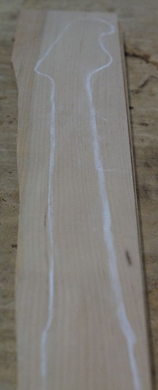 Halsrohling + Griffbrett Set Hard Maple 240723-1
