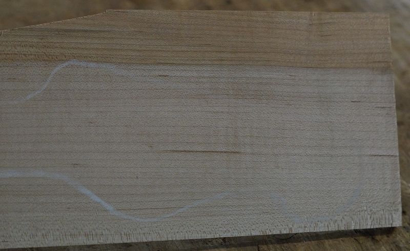 Halsrohling + Griffbrett Set Hard Maple 240723-1