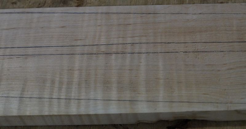 Halsrohling Soft Maple Riegel 170723-1 Bass/Git