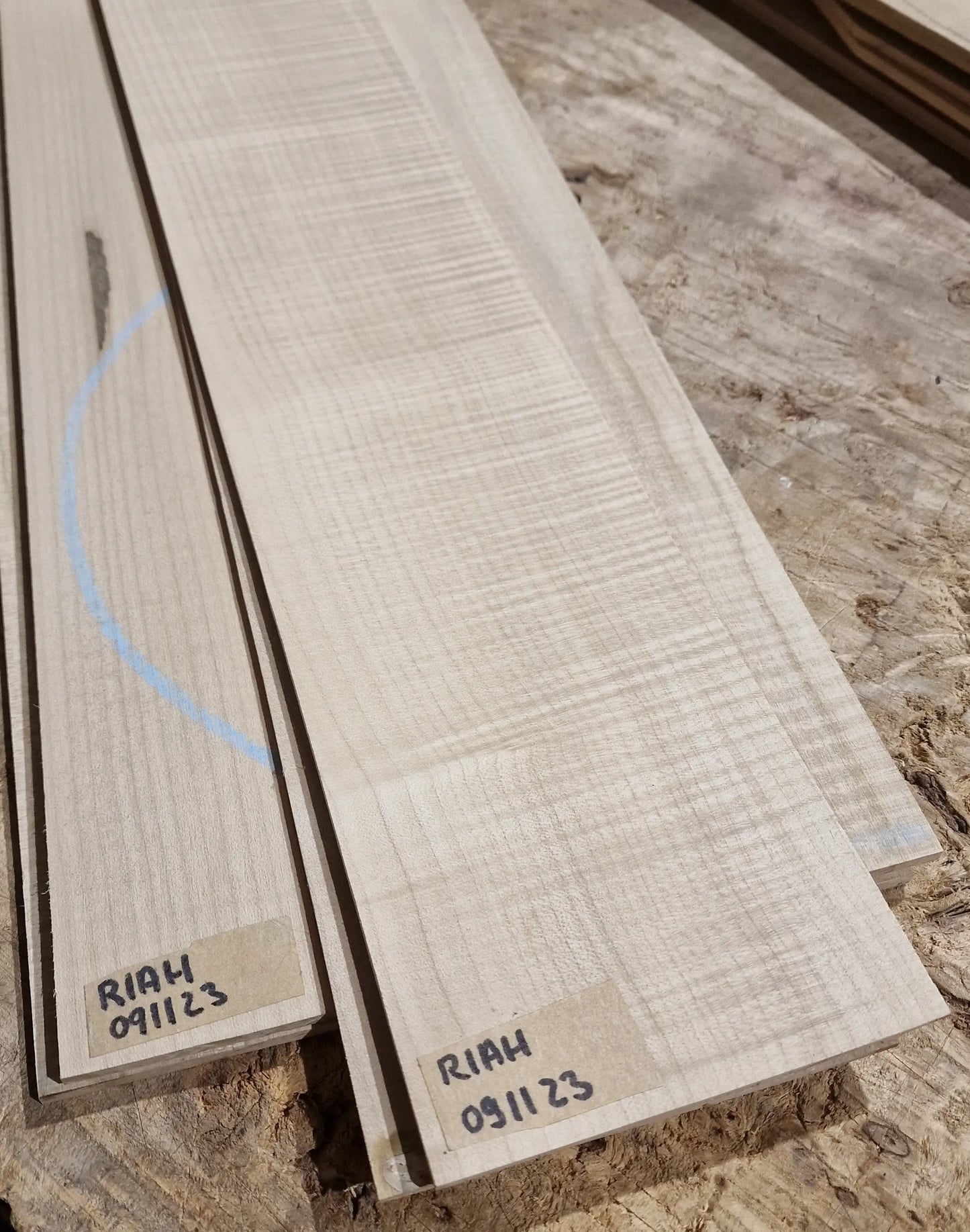 Boden & Zargen Set Riegelahorn 091123