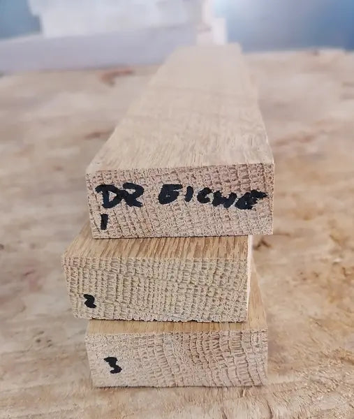 Drechselholz Eiche Set 3 Stück