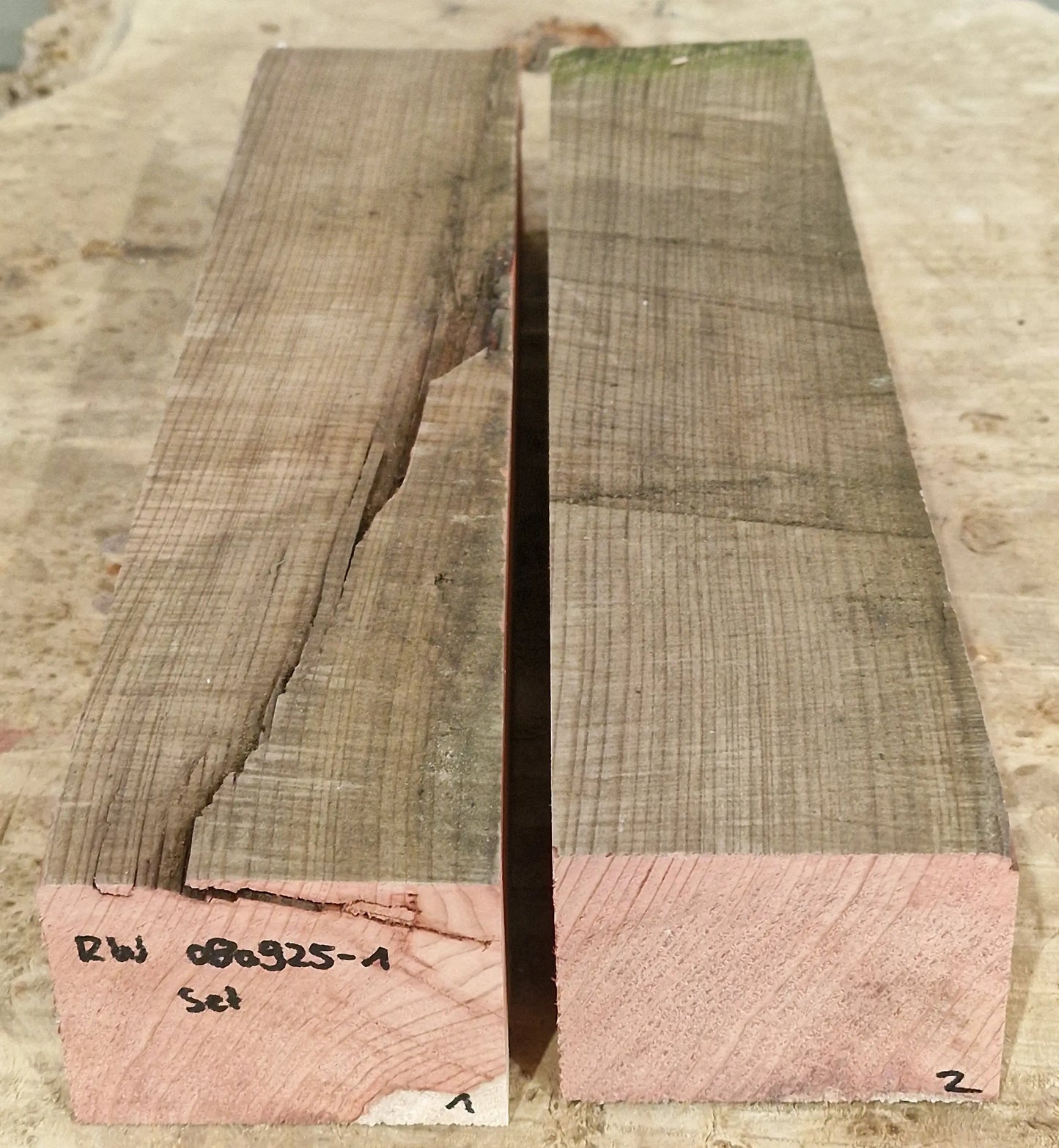 Drechselholz Redwood Set 080925-1