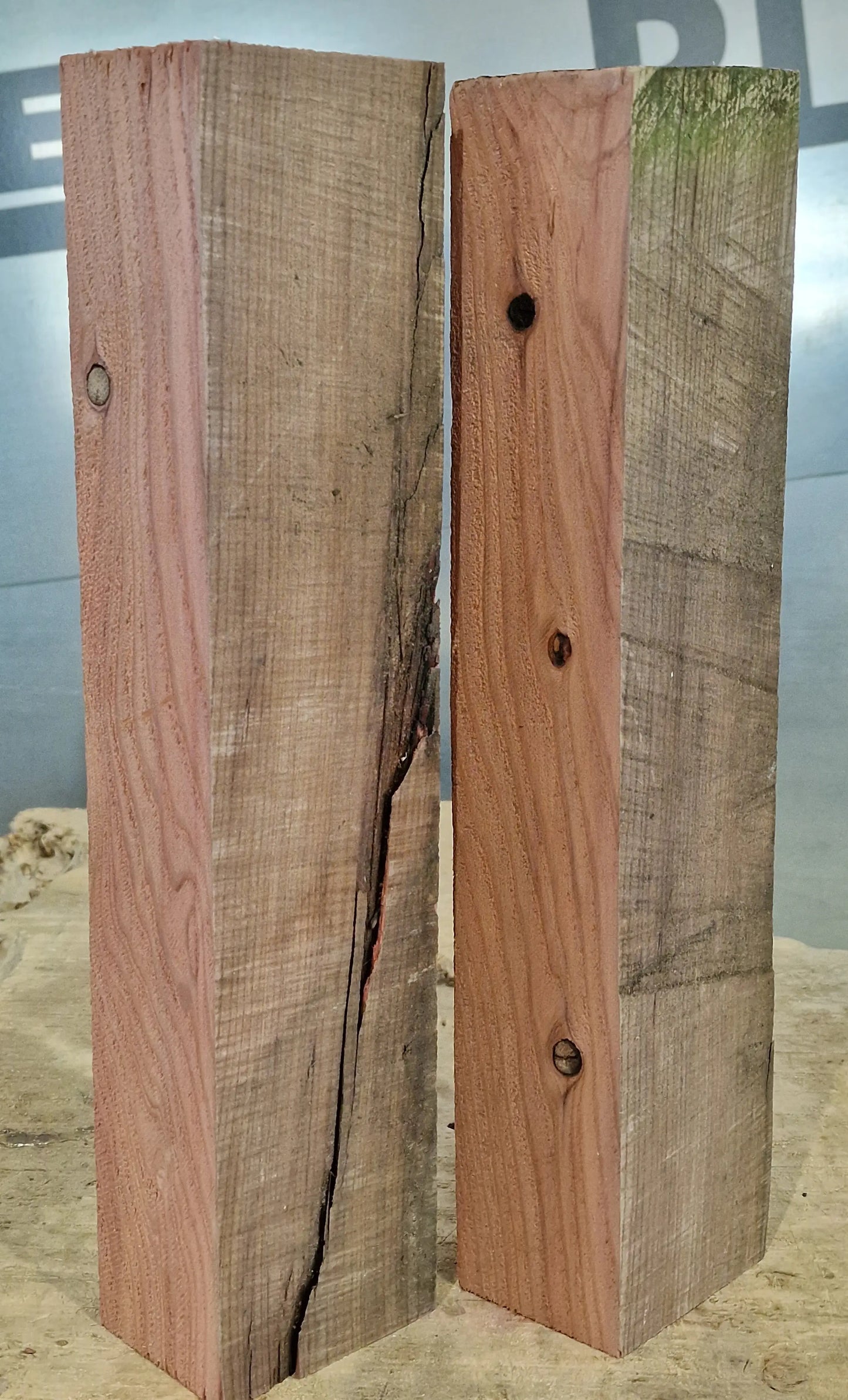 Drechselholz Redwood Set 080925-1