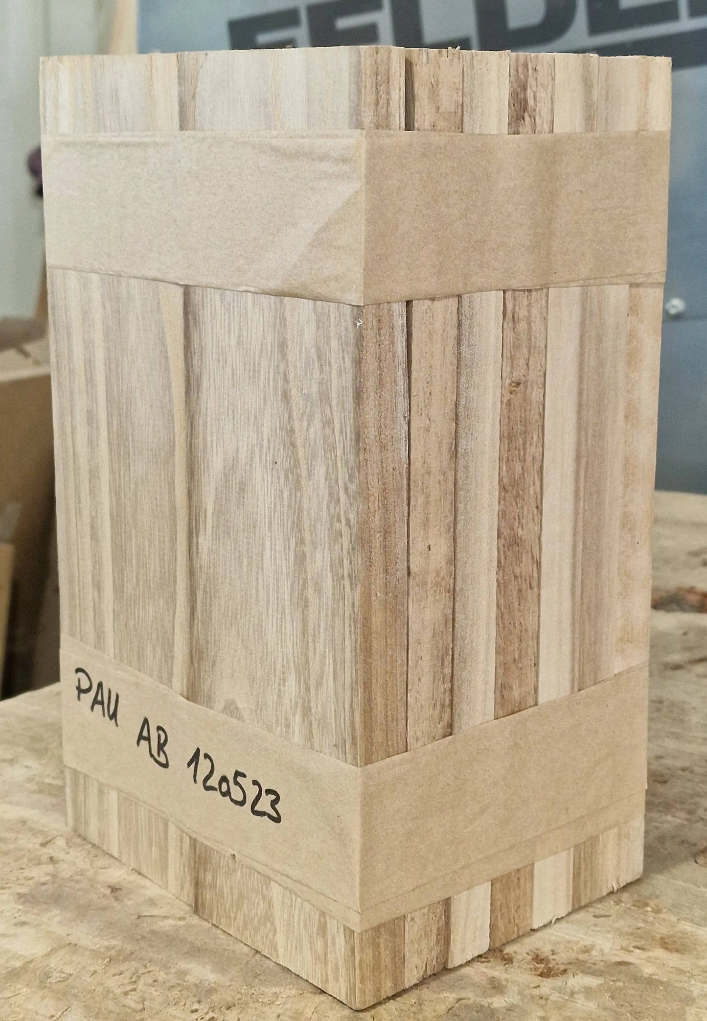 Drechselholz Paulownia Set 120523