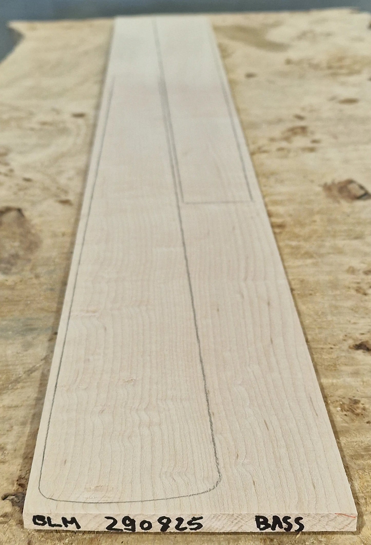 Griffbrett Blister Maple 290825 Bass