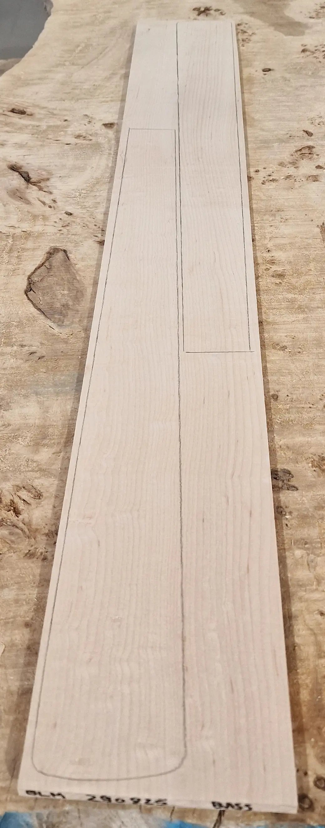 Griffbrett Blister Maple 290825 Bass