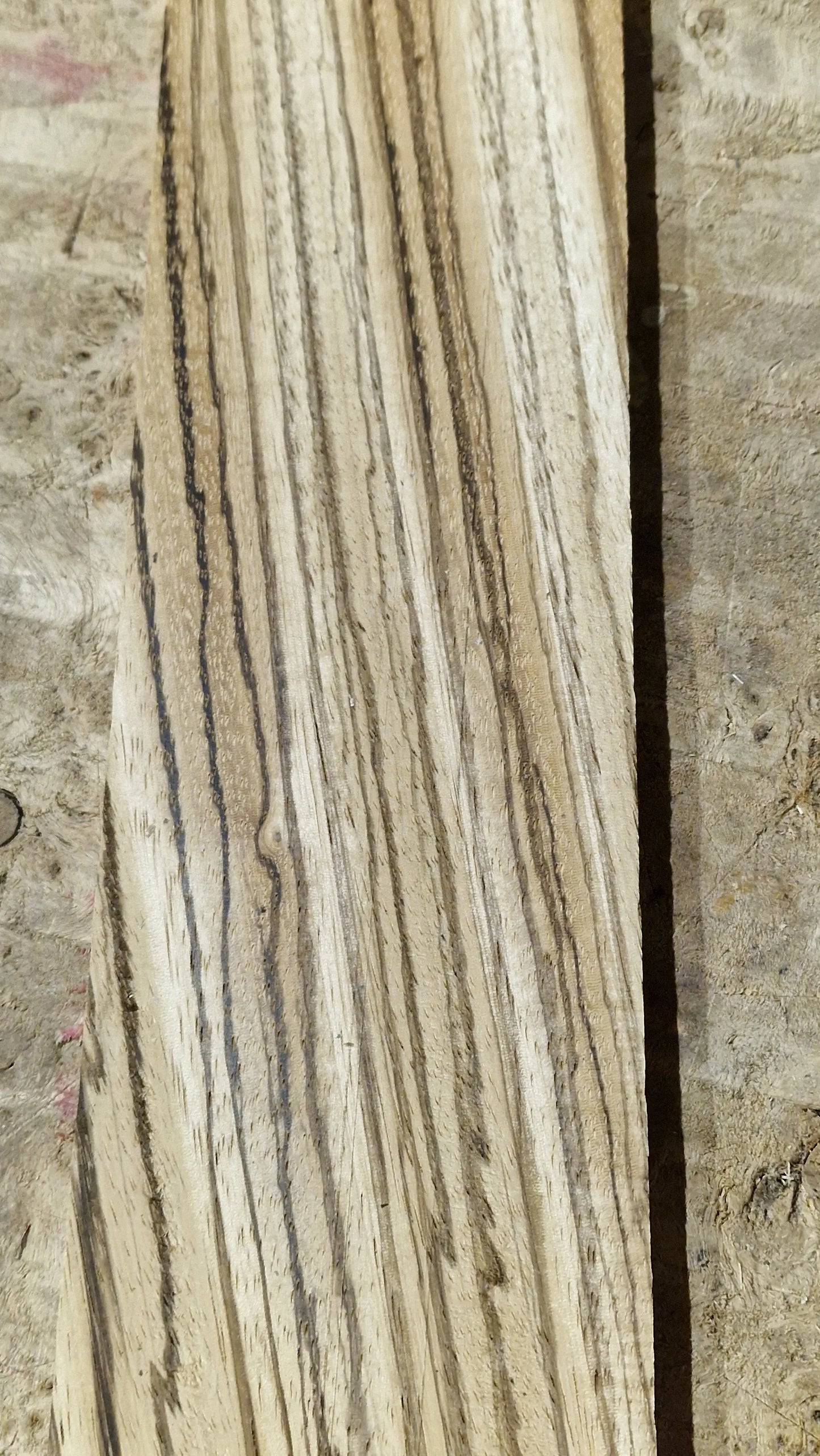 Griffbrett Zebrano 171125