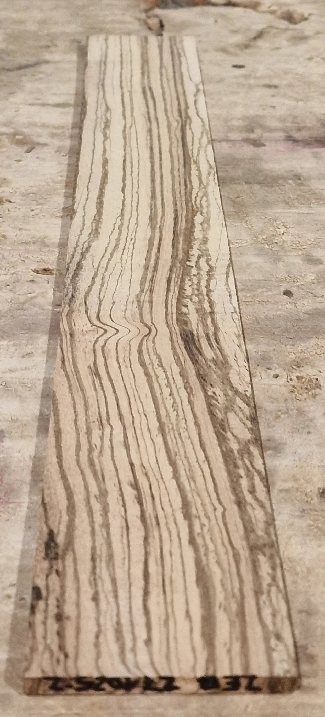 Griffbrett Zebrano 271025-2