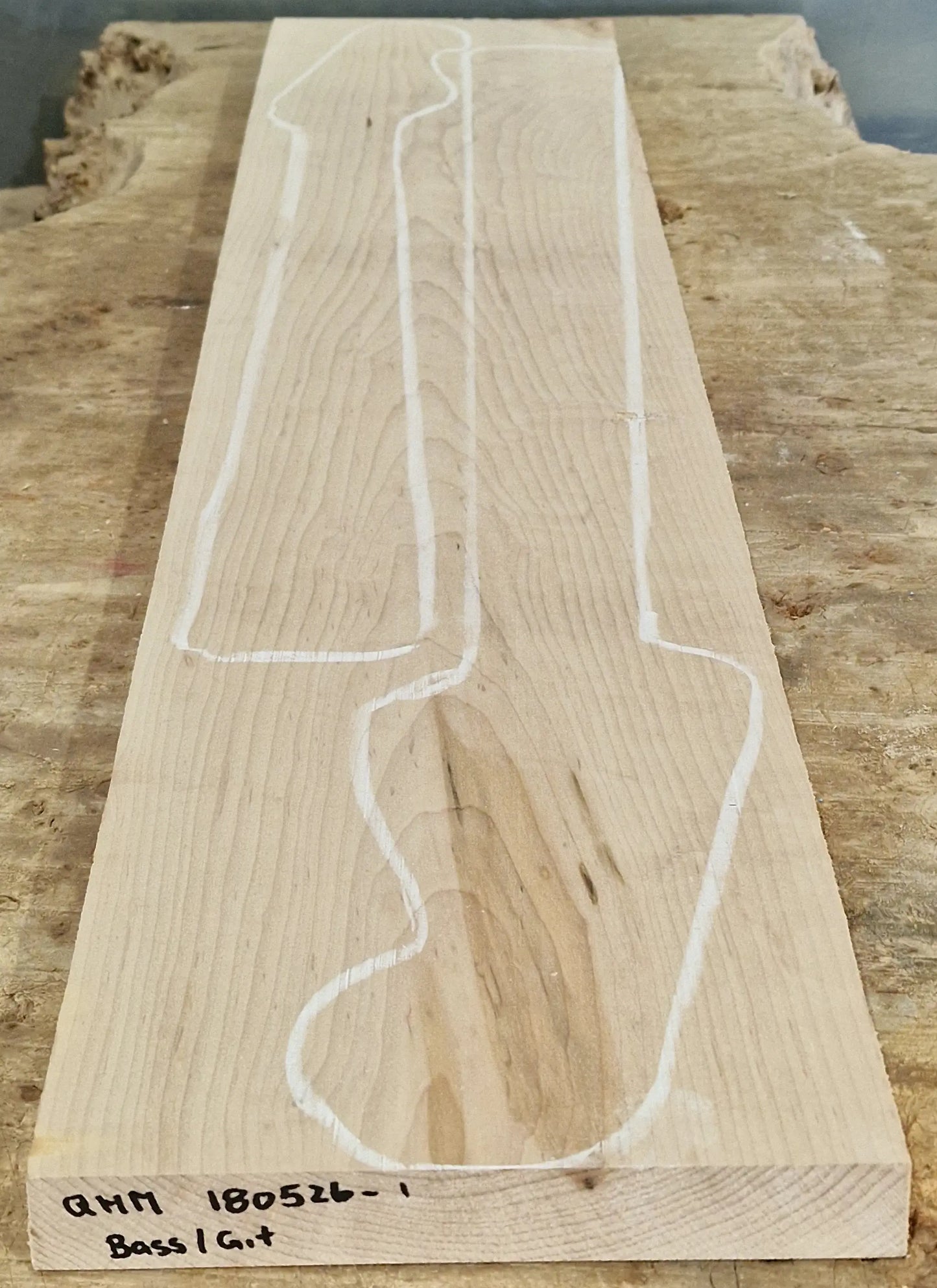 Halsrohling Quilted Hard Maple 180526-1 Bass/Git