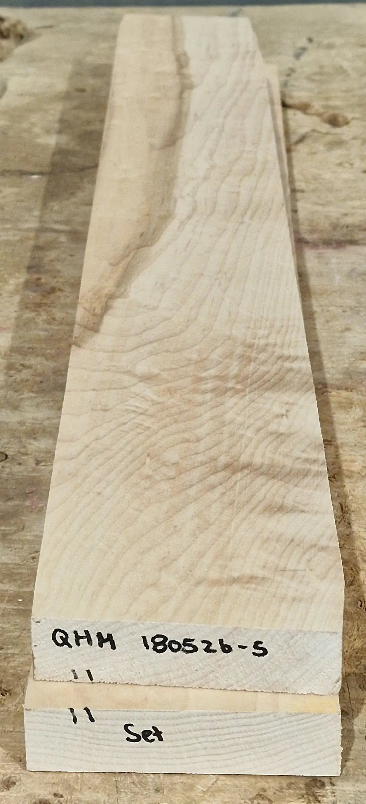 Halsrohling Quilted Hard Maple 180526-5 Set
