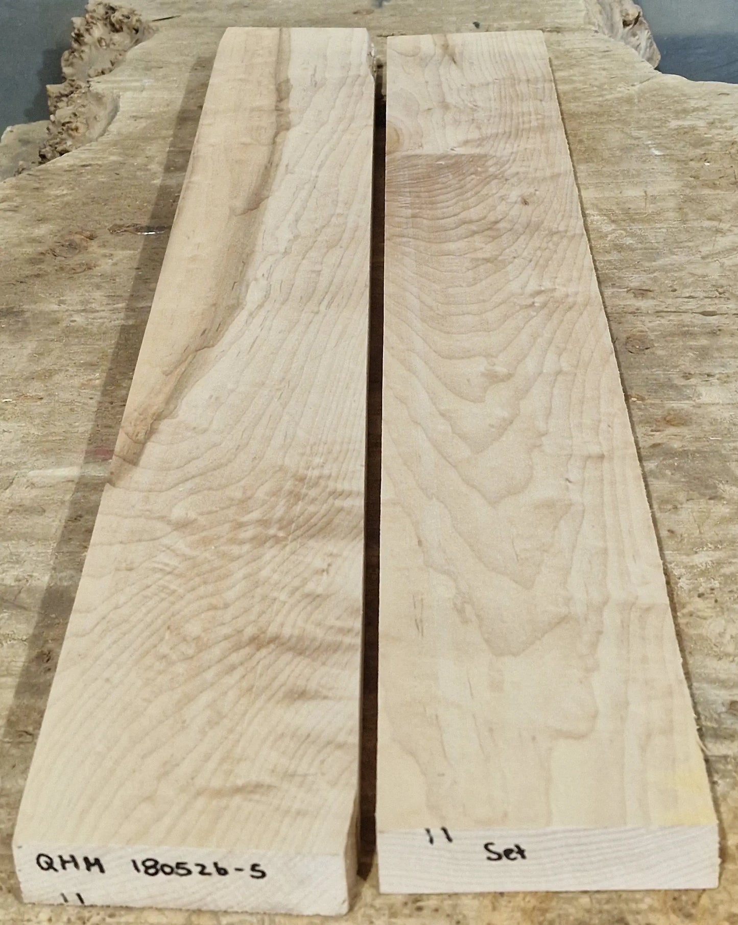 Halsrohling Quilted Hard Maple 180526-5 Set