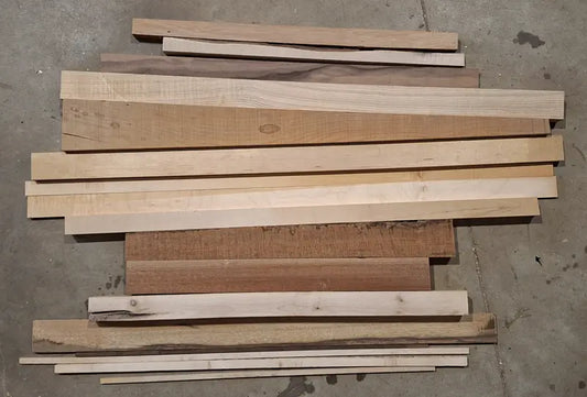 Gemischtes Leistenpaket aus verschiedenen Hölzern 6