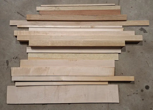 Gemischtes Leistenpaket aus verschiedenen Hölzern 7